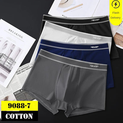 Men’s Cotton Boxer Shorts – Sexy U-Convex Underwear Panties, Comfortable Male Underpants with Free Shipping