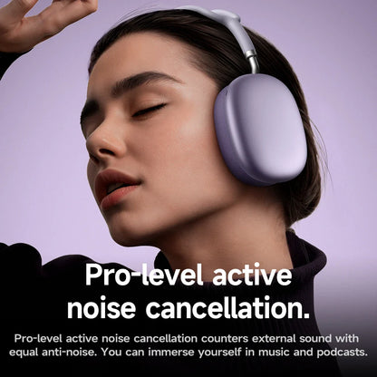 HOCO W65 Plus ANC Bluetooth Headphones – Over-Ear Wireless HiFi Sport Headset with Noise Reduction & Control Button