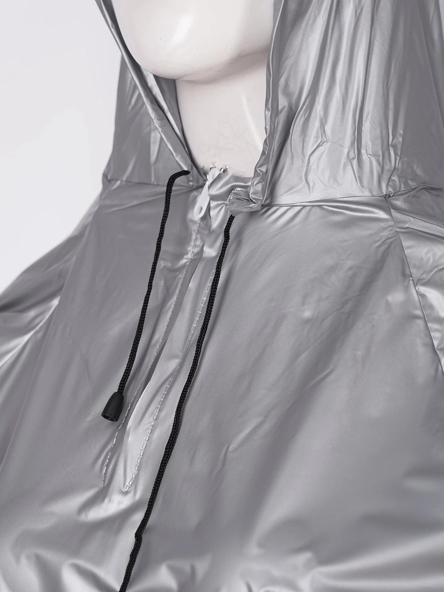 Unisex PVC Sauna Suit — Long Sleeve Top & Elastic Waistband Pants for Men & Women, Slimming Fitness Workout Outfit