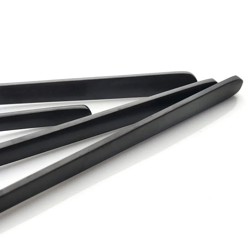32-Piece Black Matte Stainless Steel Cutlery Set – Knife, Fork, Spoon Dinnerware for Bar, Party & Kitchen