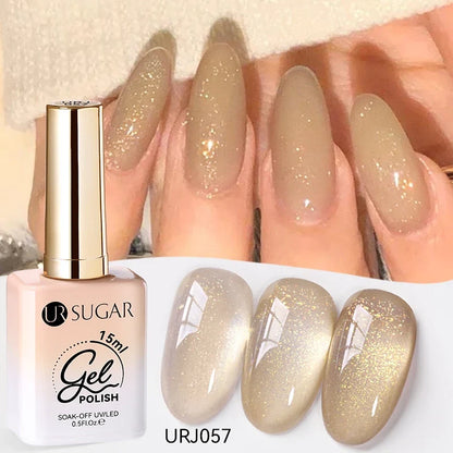 UR SUGAR 15ml Jelly Gel Polish - Milky White Translucent UV Soak Off Nail Art Varnish