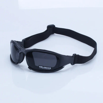 X7 Military Polarized Sunglasses – Bulletproof Airsoft Shooting Goggles for Men, Smoke Lens Cycling Glasses