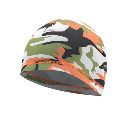 Summer UV Protection Ice Silk Skull Cap - Quick Dry Helmet Liner Hat for Men & Women, Cycling Running Workout Stretch Beanie