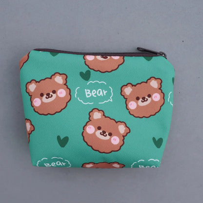 Snoopy Print Mini Coin Purse – Cute Wallet & Card Holder for Women, Girls & Kids, Small Cosmetic & ID Bag