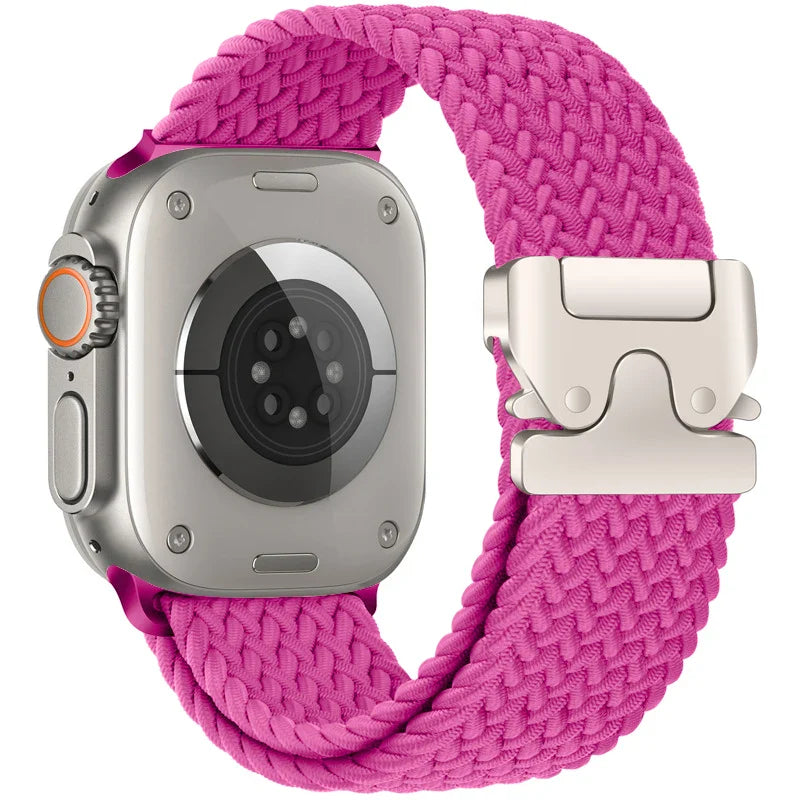 Parachute Braided Strap for Apple Watch – Compatible with 46mm, 45mm, 44mm, 41mm, Series 10/9/8, SE, Ultra 2, 49mm