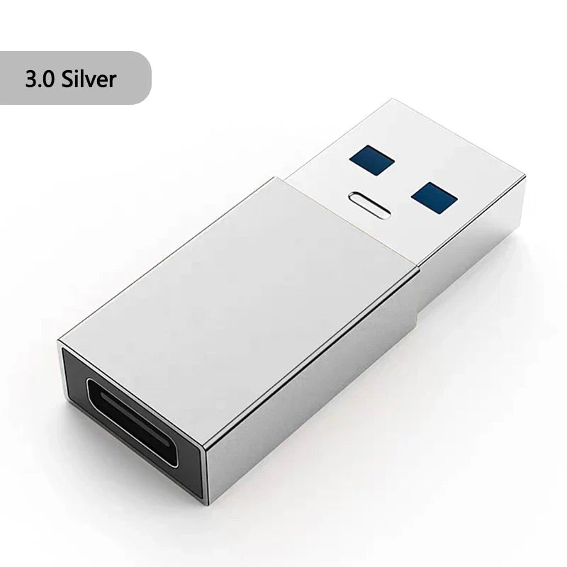 USB C 3.0 Adapter - Type C Male to USB 2.0 Female Converter for Mobile Phones, PC Laptops & Devices