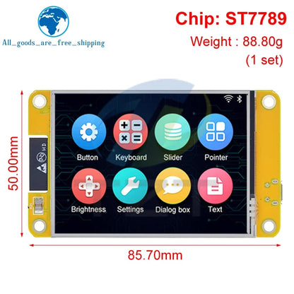 TZT ESP32 LVGL Development Board - 2.8-Inch 240×320 Touchscreen LCD TFT WiFi Bluetooth Smart Display Module