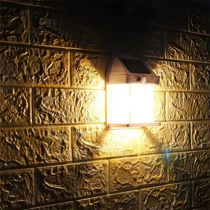 Powerful Outdoor Solar Lamp - Waterproof Solar-Powered Streetlight LED Lighting for Garden and External Decoration