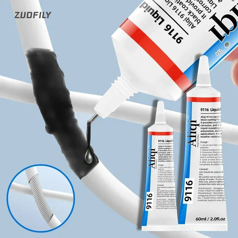 Liquid Electrical Insulation Tape - Waterproof High Temperature Wire Cable Coating Glue 15/60ml