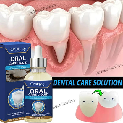 60ML Gum Repair Gel Serum - Sore Gum Relief Dental Care for Teeth Cleaning, Stains, Tartar & Oral Health