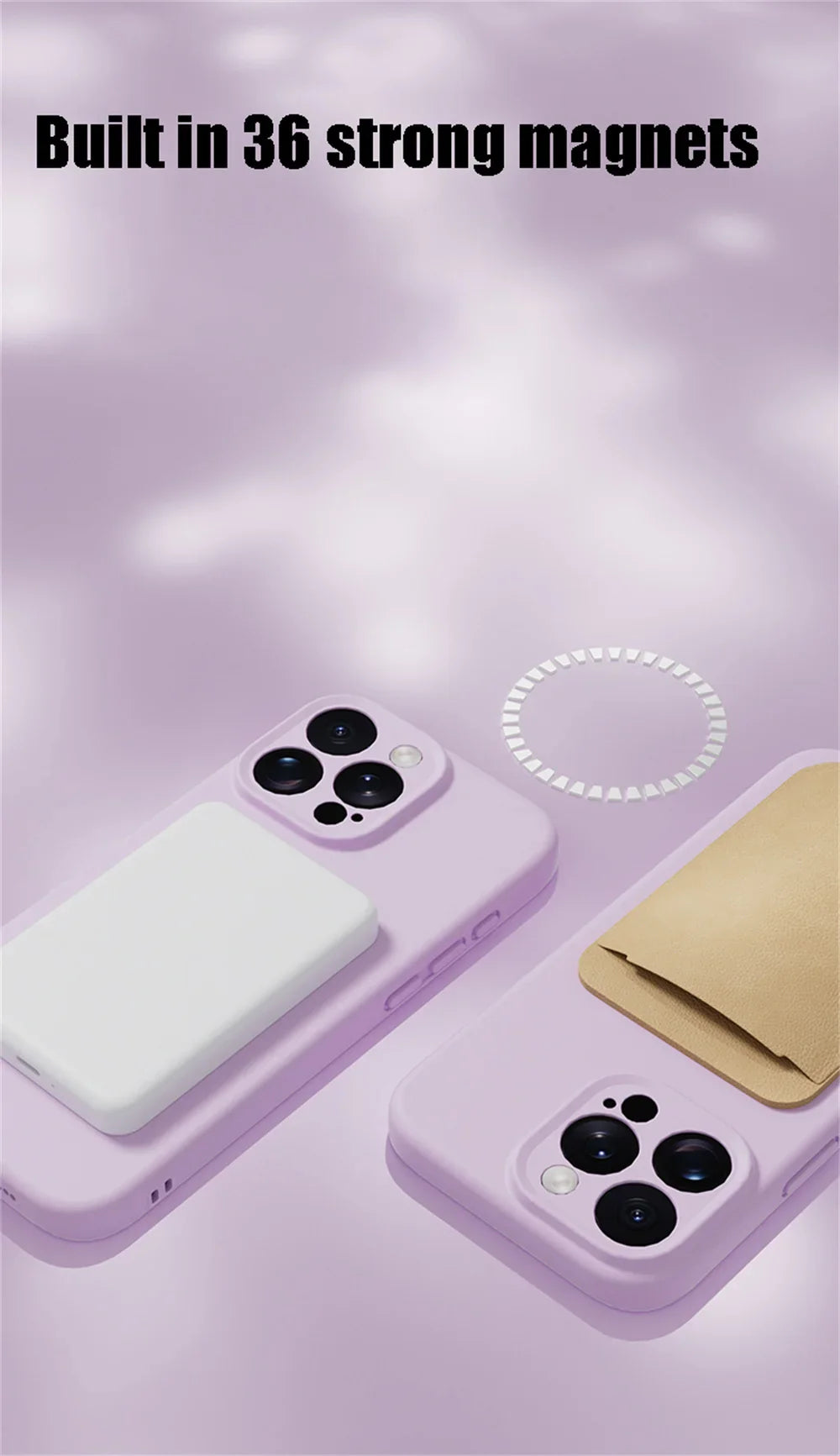 Luxury Liquid Silicone Magsafe Case — Smooth Wireless Charging Cover for iPhone 12-17 Pro Max & Air Models