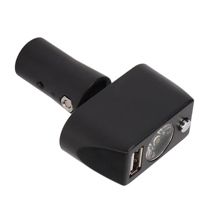 Electric Wheelchair LED Light — Adjustable Angle High-Brightness 3-Pin XLR Headlight with Controller for Night Use