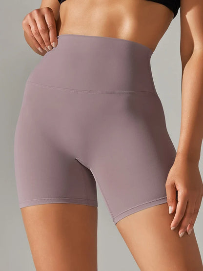 Women High Waist Yoga Legging Shorts - Squat Proof Quick Dry Fitness Cycling Shorts for Gym Workout & Sports