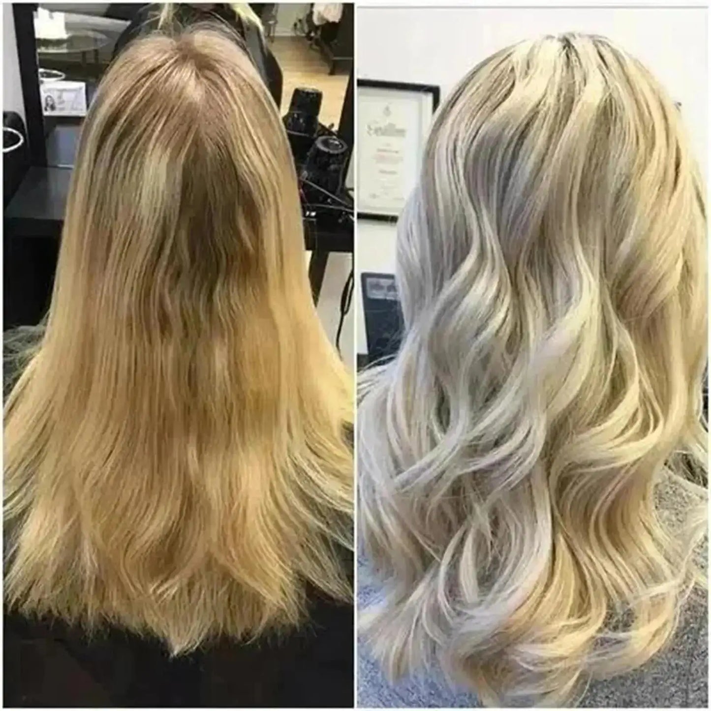 300ml Purple Color Fixing Shampoo – Long-Lasting Hair Dye, Gray Coverage, Fade Yellow After Bleach, Non-Irritating Hair Care