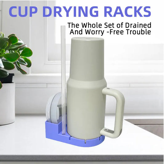 High-Quality Tumbler Drying Rack – Cup Storage & Cleaning Station Water Bottle Holder Drying Stand for Kitchen Organization