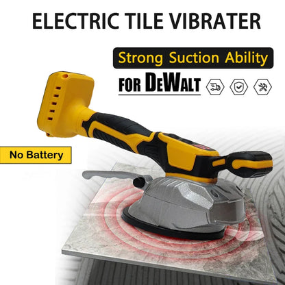 High-Capacity Tile Tiling Machine — 8-Position Adjustable Vibrating Tile Laying Tool for Wall & Floor — DeWalt 18V Compatible (Battery Not Included)
