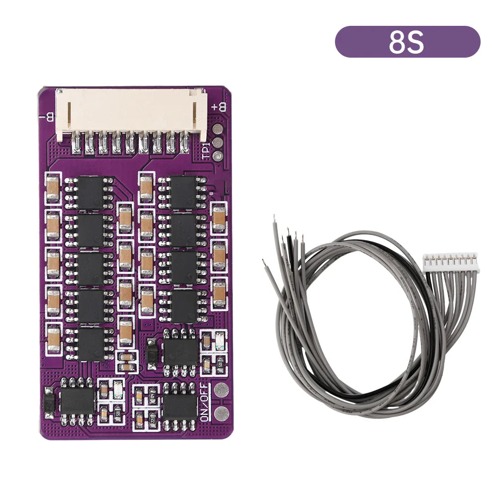 BMS 1.5A Lithium Battery Active Equalizer – 3S to 21S Li-ion, LiFePO4 & LTO Balancer Board with Balance Capacitor