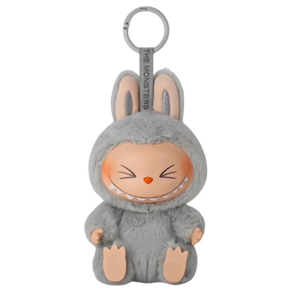 Labubu Anime Plush Doll Figure – Sweetheart Vinyl Pendant, Kawaii Backpack Decoration, Kids Christmas Gift