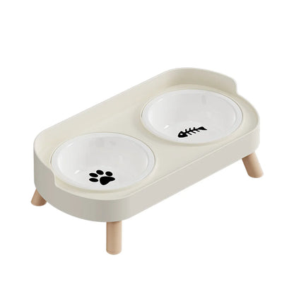 Colorful Dopamine Pet Double Bowl – Stainless Steel Large Capacity Cat & Dog Feeding & Water Dish Fashion Pet Bowl Set