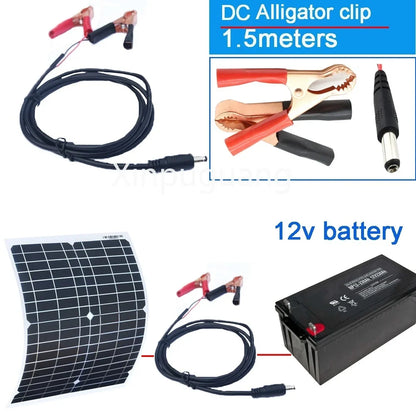 Boguang 20W 18V Flexible Solar Panel - Portable Solar Charger for RV, Boat, Car & 12V Battery
