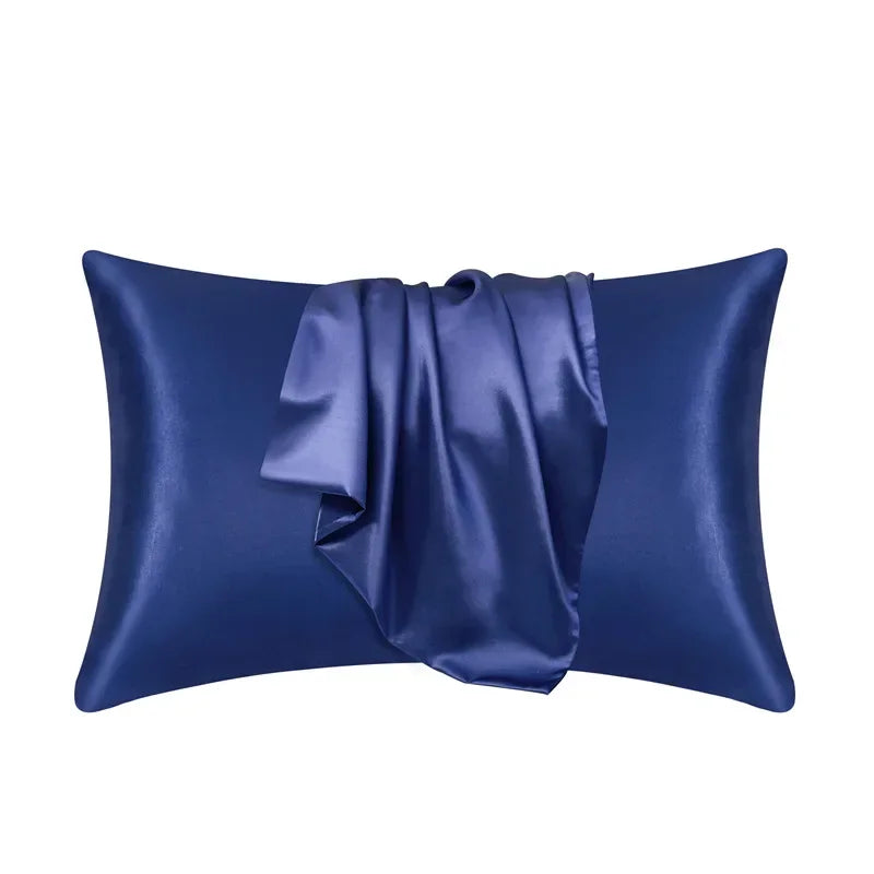 Natural Mulberry Silk Pillowcase - Luxury Soft Bedding Cover for Hair & Skin Protection Customized Sizes
