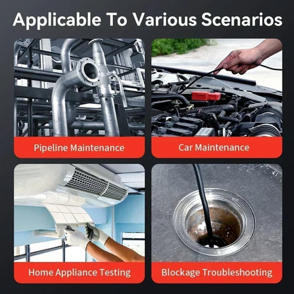 360° Articulating Borescope Camera - LED Endoscope Inspection Tool for Android & iOS Phones