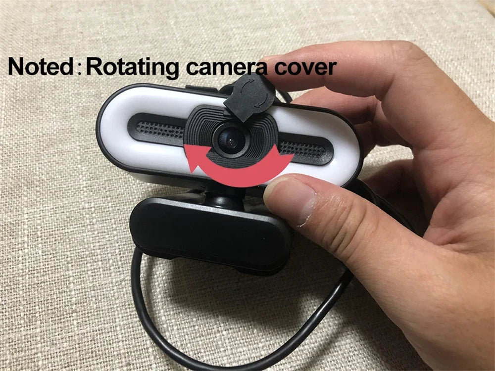 Portable Full HD Webcam | 1080P/2K/4K Auto Focus with Microphone for PC, Laptop & Live Streaming