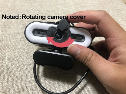 Portable Full HD Webcam | 1080P/2K/4K Auto Focus with Microphone for PC, Laptop & Live Streaming