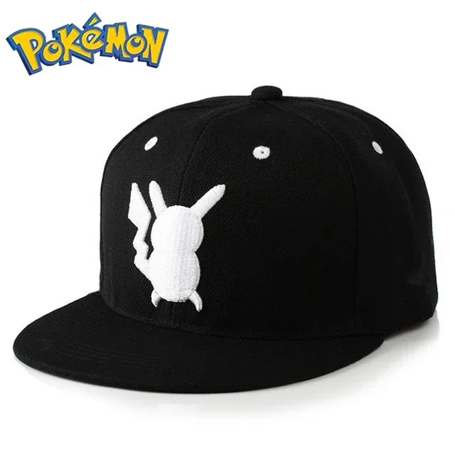 Pikachu Anime Baseball Cap - Adjustable Cartoon Cosplay Hat for Men, Women & Kids Sports Hip Hop Style Gift