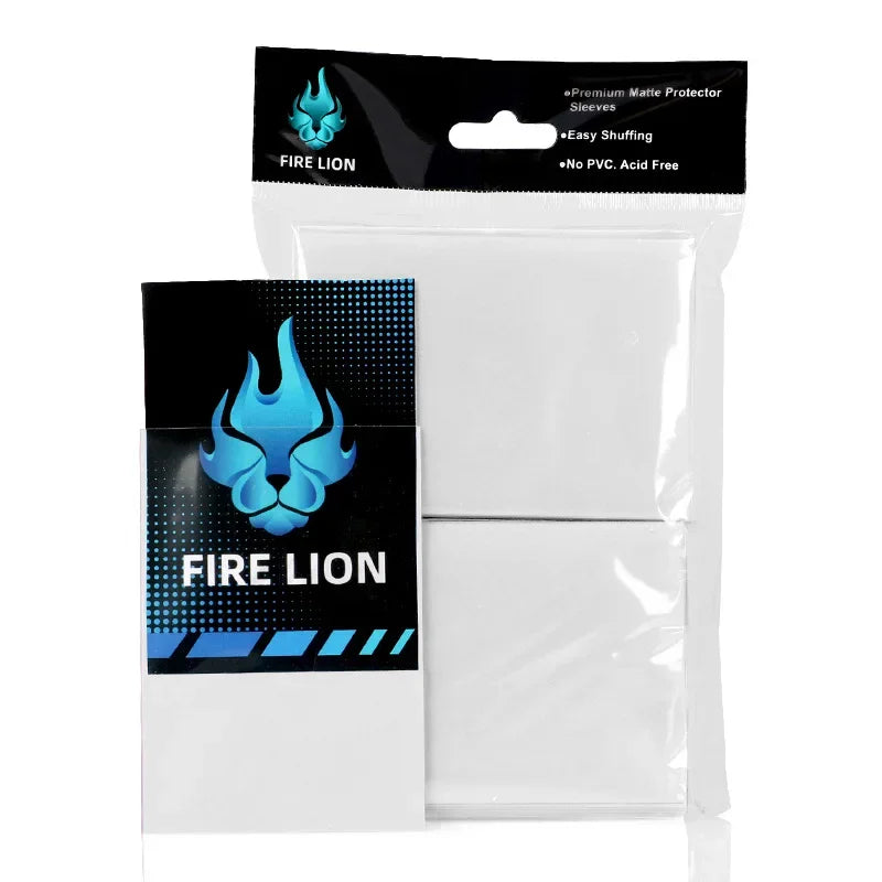100pcs Trading Card Sleeves - 66x91mm Matte Deck Protectors for Standard Collectible Cards