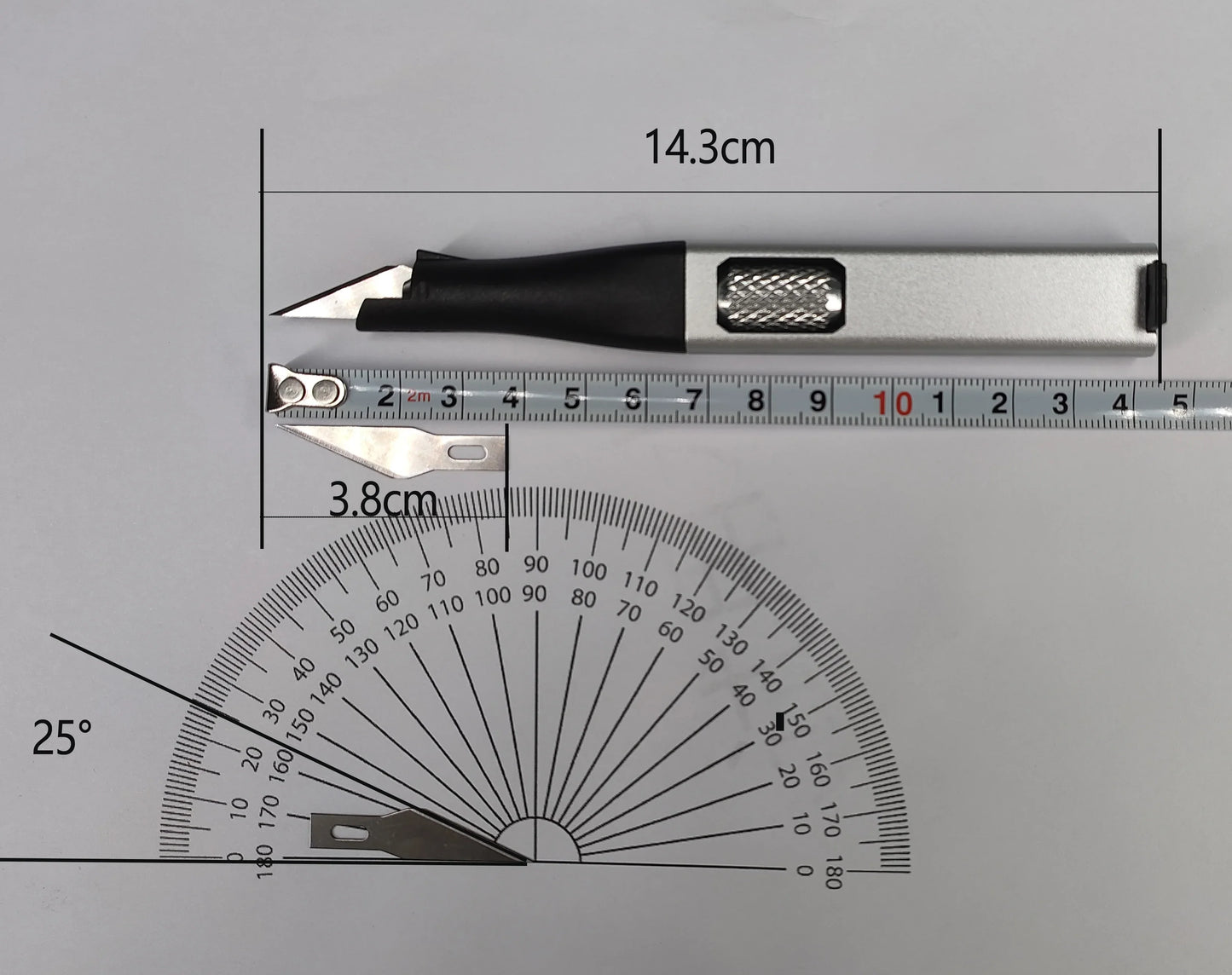 DIY Pen Carving Knife - 5 Interchangeable Horseshoe Art Blades Craft Cutting Tool
