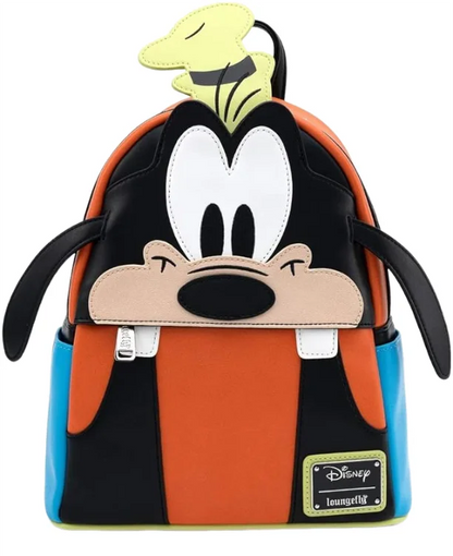 Disney Inside Out Sadness Mini Backpack – PU Leather Cartoon Rucksack for Girls, Cute Cosplay Storage Bag