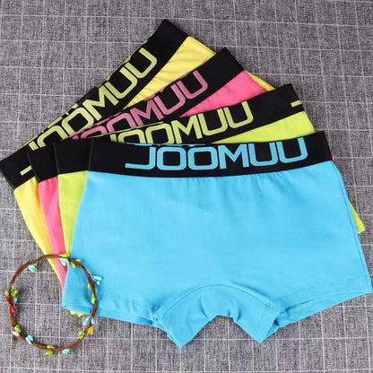 3PCS Women’s Cotton Boxer Briefs - Breathable Solid Color Letter Waistband Boyshort Underwear for Sports & Everyday Comfort