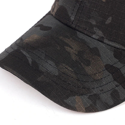 Mesh Summer Trucker Hat - Adjustable Camouflage Tactical Baseball Cap for Men & Women