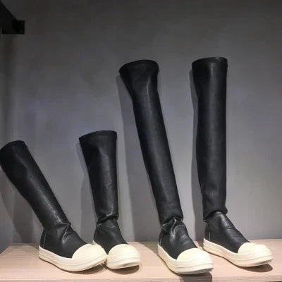 Women’s Over The Knee Winter Boots - Sexy Thigh High Casual Black Boots for Autumn & Winter Wear