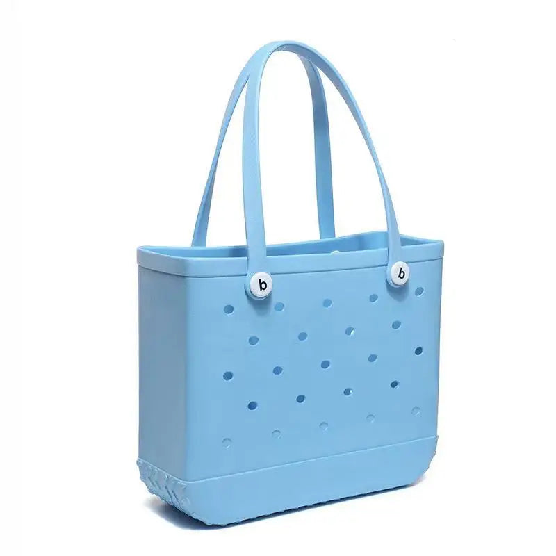 New EVA Beach Bag – Large Injection Molded Storage Handbag, Cross-Border European & American Style, Durable Storage Bag