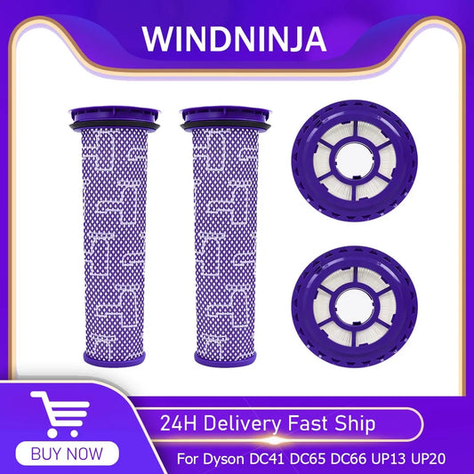 HEPA Filter Replacement for Dyson Vacuum - DC41 DC65 DC66 UP13 UP20 Animal & Ball Cleaner Accessory