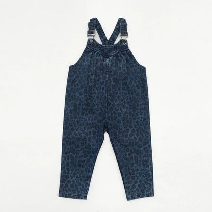 AW26 Denim Leopard Kids Clothing Collection - Boys Girls Dress Skirt Shirt Vest and Overalls Fashion Set