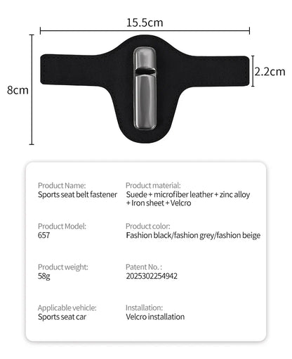 Car Seat Belt Limiter Extension – Adjustable Anti-Pinch Safety Device for Pregnant Women & Children