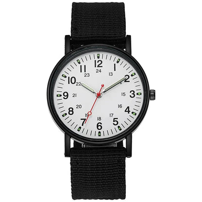 Luxury Men’s Quartz Watch - Waterproof Big Dial Wristwatch with Luminous Hands Fashion Design