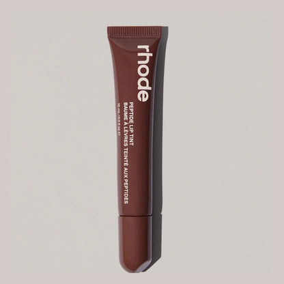 Rhod Moisturizing Lip Balm & Gloss - Mirror Shine Long Lasting Plumping Lip Oil with Ribbon Espresso Raspberry Toast Makeup