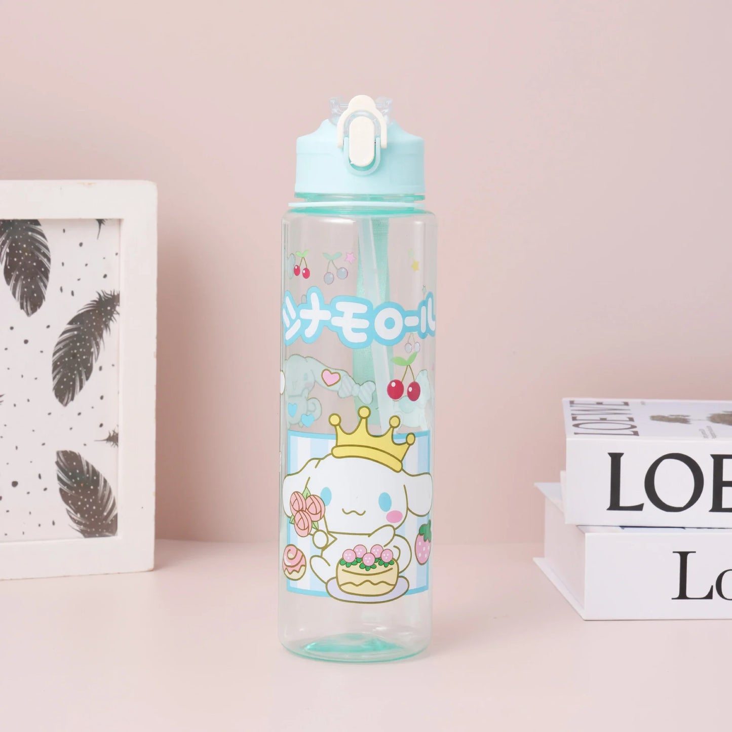 800ML Hello Kitty Water Cup — Kawaii Kuromi, Melody & Cinnamoroll Pop-Up Outdoor Bottle, Large Capacity, Perfect Kid Gift