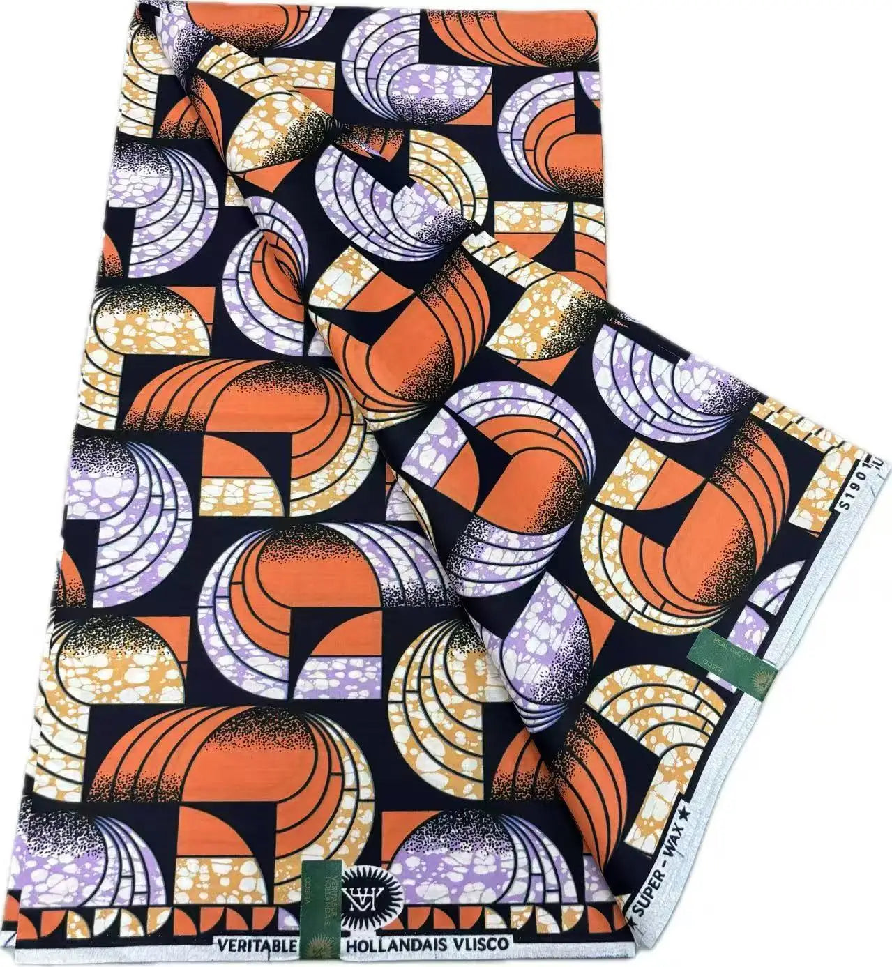 African Ankara Wax Print Fabric - 100% Cotton Batik Material for Sewing & Wholesale 6 Yards
