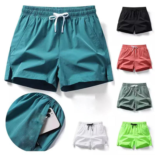 Men's Quick-Dry Sports Shorts - Breathable Lightweight Multi-Color Fitness & Outdoor Casual Shorts