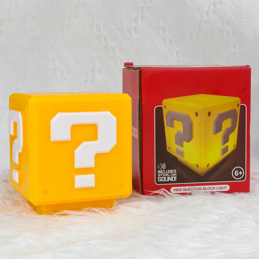 LED Question Mark Night Light with Music — Anime Style USB Rechargeable Bedside Lamp for Children’s Bedroom, Gift