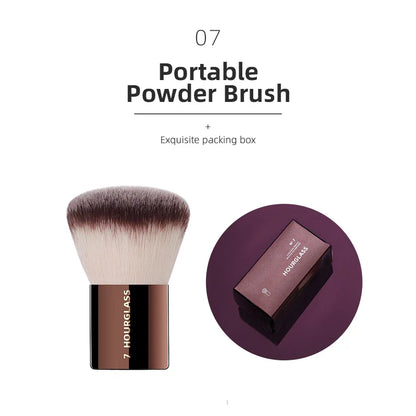 Hourglass Makeup Brushes Set – Powder, Foundation, Concealer, Blusher, Bronzer, Eyeshadow & Eyebrow Sculpting Brushes