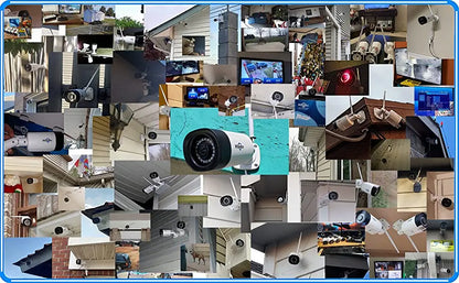 Hiseeu 10CH 5MP WiFi Security Camera System — H.265 NVR with Color Night Vision, Human Motion Detection & 2-Way Audio Outdoor Cameras