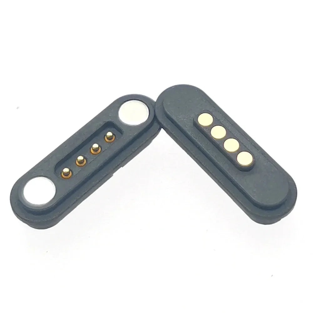 DC 12V 3A Waterproof Magnetic Pogo Pin Connector - 2-6 Pin Spring Loaded Male Female DC Power Socket