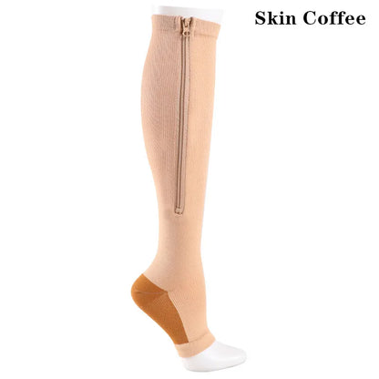 S-XXL Compression Socks - Medical Support Stockings for Nurses, Doctors, Golf, Sports & Varicose Vein Relief