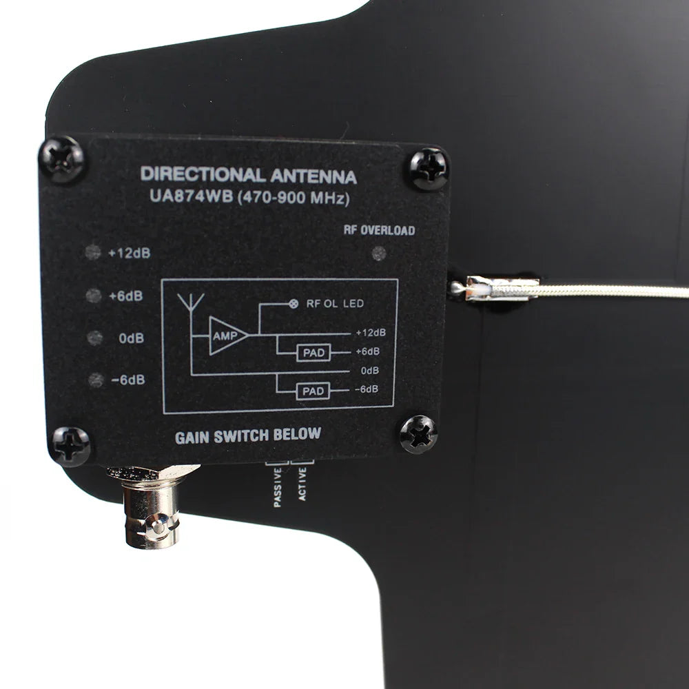 UA844 UA844+/LC Antenna Amplifier – 5 Channel UHF 470-952MHz Power Distributor for Wireless Microphone Systems